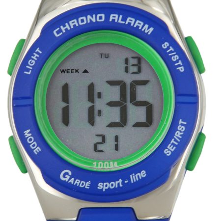 UMR Ruhla Armbanduhr Multifunktionsmodul Dualtime Wochentag Monat-TagSPORT-LINE 2860-4
