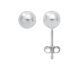 Kugel Ohrstecker aus Silber