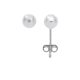 Kugel Ohrstecker aus Silber