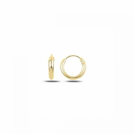 10mm Plain Hoop Earrings