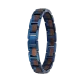 Element Armband Waidzeit Walnuss blau
