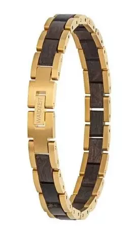 Element Armband Waidzeit Mooreiche Gold