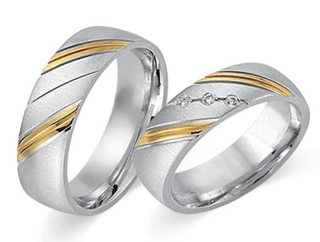 Trauringe 333 Bicolor