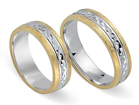 Trauringe 585 Bicolor