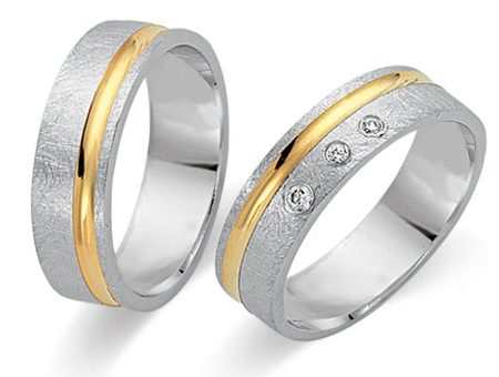 Trauringe 333 Bicolor