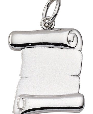 Buchrolle Gravurplatte aus Silber
