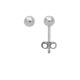 Kugel Ohrstecker aus Silber