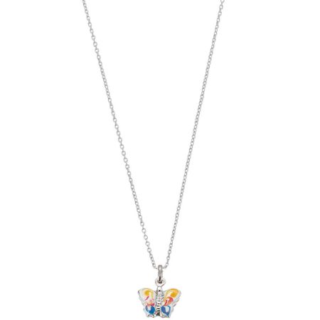 KETTE MIT ANHÄNGER SCHMETTERLING 925 Sterling Silber