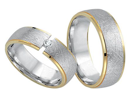 Trauringe 585 Bicolor