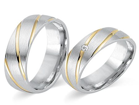 Trauringe 585 Bicolor