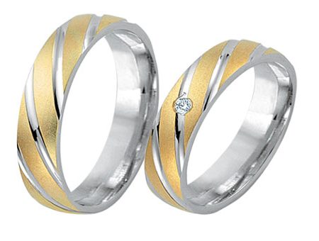 Trauringe 585 Bicolor