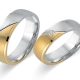 Trauringe 585 Bicolor
