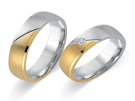 Trauringe 585 Bicolor