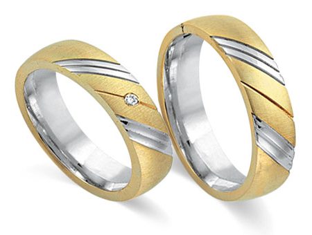 Trauringe 585 Bicolor