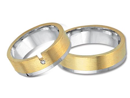 Trauringe 585 Bicolor