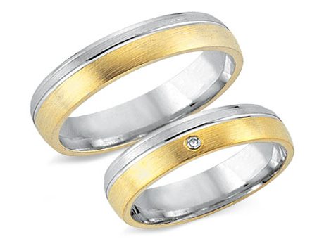 Trauringe 585 Bicolor