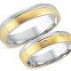 Trauringe 585 Bicolor