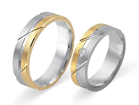 Trauringe 585 Bicolor