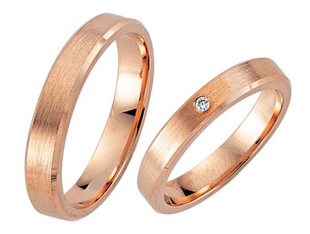 Trauringe 585 Rotgold