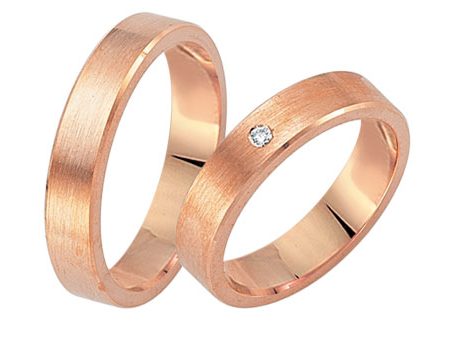 Trauringe 585 Rotgold