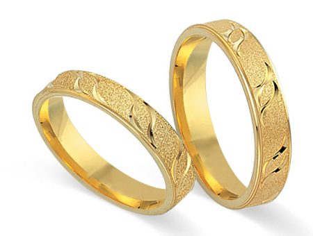 Trauringe 585 Gelbgold