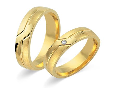 Trauringe 585 Gelbgold