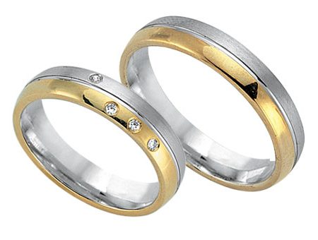 Trauringe 585 Bicolor