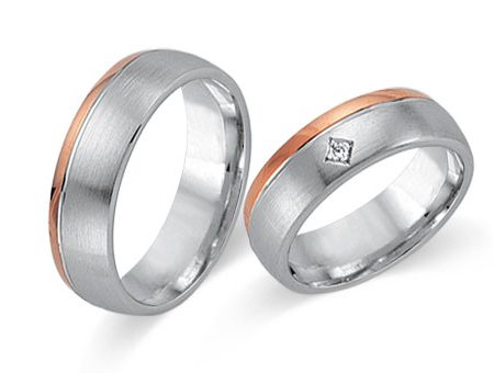 Trauringe 333 Bicolor