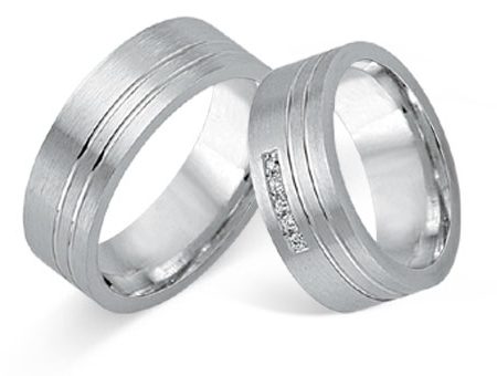 Trauringe 585 Weißgold