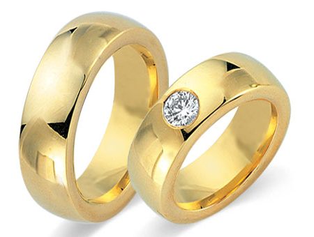 Trauringe 585 Gelbgold