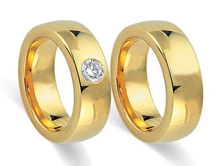 Trauringe 585 Gelbgold