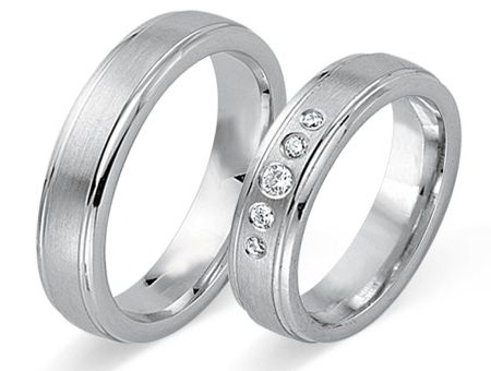 Trauringe 585 Weißgold