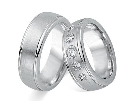 Trauringe 585 Weißgold