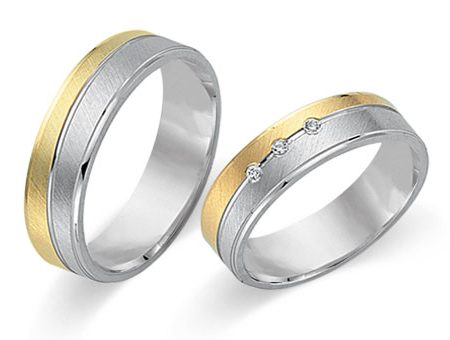 Trauringe 585 Bicolor