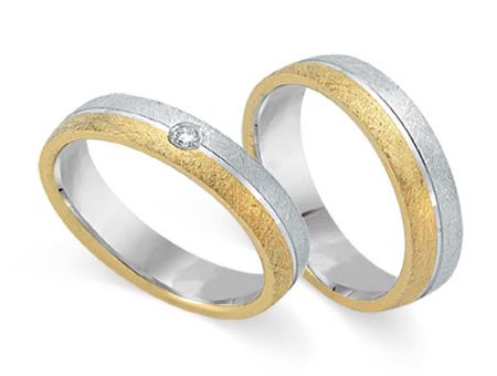 Trauringe 585 Bicolor