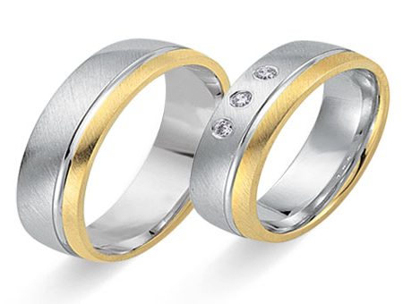 Trauringe 585 Bicolor