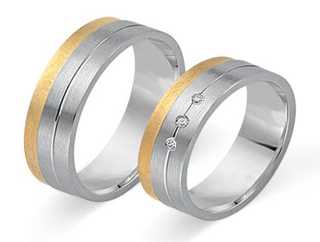 Trauringe 333 Bicolor