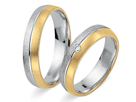 Trauringe 585 Bicolor