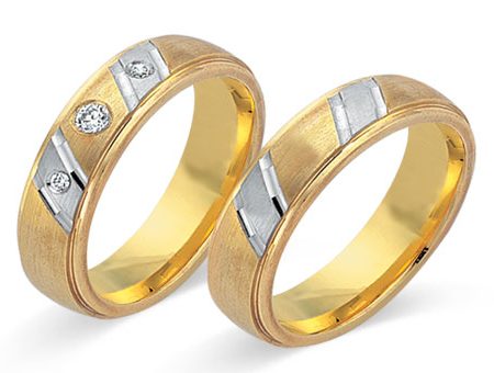 Trauringe 333 Bicolor