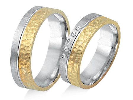 Trauringe 333 Bicolor