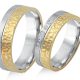 Trauringe 333 Bicolor