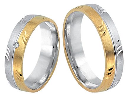 Trauringe 333 Bicolor