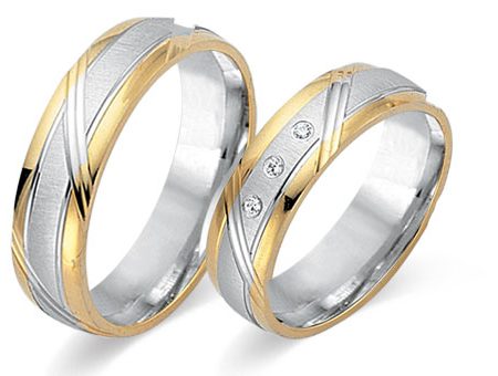 Trauringe 333 Bicolor