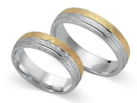 Trauringe 585 Bicolor