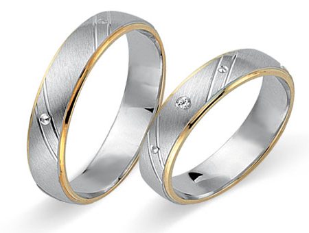 Trauringe 585 Bicolor