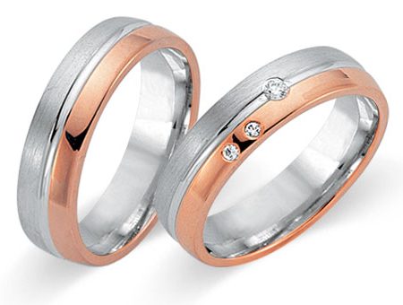 Trauringe 333 Bicolor