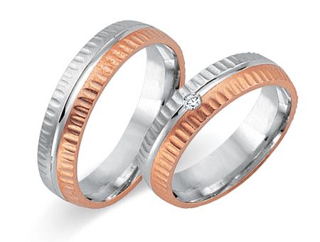 Trauringe 585 Bicolor