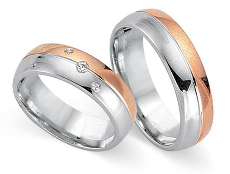 Trauringe 333 Bicolor