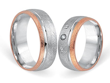 Trauringe 333 Bicolor