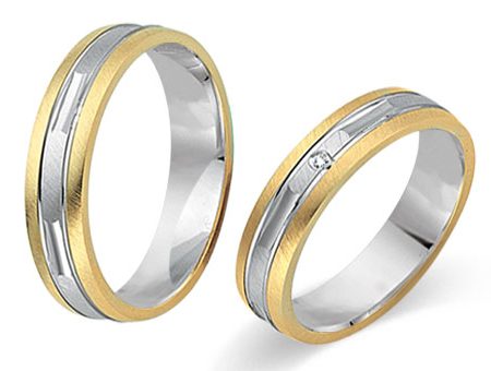 Trauringe 585 Bicolor